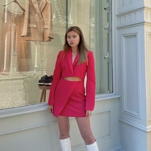 Zara Cut out Blazer Dress